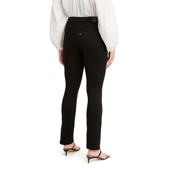 Levi’s 312 Shaping‎ Slim Straight Black Jeans 30x28 - Picture 3 of 9